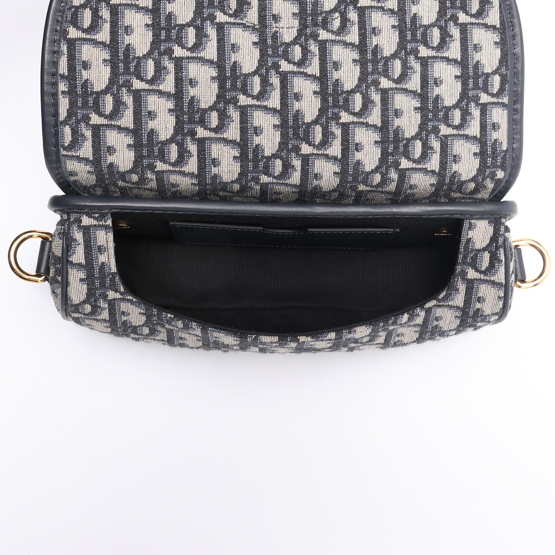 Dior Bobby East-West Bag Blue Dior Oblique Jacquard